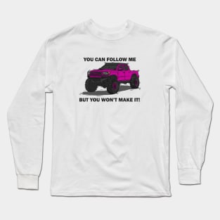 Toyota 4Runner Monster - Pink Long Sleeve T-Shirt